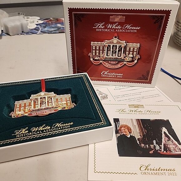 Other - White House Historical Assoc 2022 Gingerbread Recipe Christmas Ornament w/ Box